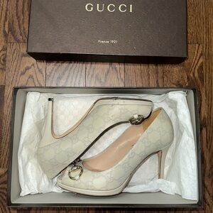 Gucci Guccissima Heels